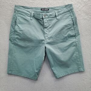 Mavi Mike Twill Shorts Mens Size 36 Blue Green